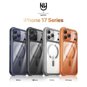 Funda NJOYNY Steel Armor MagSafe iPhone 17 Series · Protección 3m | Wephone