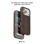 Funda de Cuero PULOKA Costura Vertical iPhone 17 Pro | Wephone Mayorista