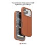 Funda de Cuero PULOKA Costura Vertical iPhone 17 Pro | Wephone Mayorista