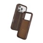 Funda de Cuero PULOKA Costura Vertical iPhone 17 Pro | Wephone Mayorista