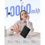 Power Bank Charmast 10000mAh 22.5W Cables Integrados | Wephone Mayorista
