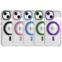 Funda para iPhone 15 Plus Transparente MagSafe Soporte Giratorio 360º · REF 2888