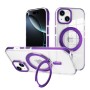 Funda para iPhone 15 Transparente MagSafe Soporte Giratorio 360º · REF 2888