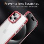 Funda Rígida Transparente Metálica · Diseño Clean | Wephone Mayorista