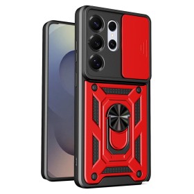 Funda Armadura con Tapa Deslizante Samsung S26 ULTRA Cámara y Anillo | Wephone Mayorista
