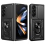 Funda Armadura con Tapa Deslizante Samsung Z fold 5 Cámara y Anillo | Wephone Mayorista
