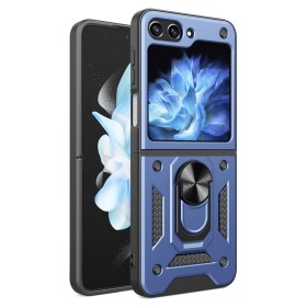 Funda Armadura con Tapa Deslizante Samsung Z Flip 6  Cámara y Anillo | Wephone Mayorista