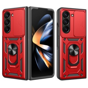 Funda Armadura con Tapa Deslizante Samsung Z Fold 6  Cámara y Anillo | Wephone Mayorista