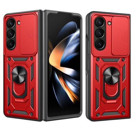 Funda Armadura con Tapa Deslizante Samsung Z Fold 6  Cámara y Anillo | Wephone Mayorista