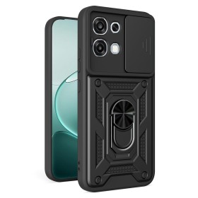 Funda Armadura con Tapa Deslizante Oppo A6 Pro Cámara y Anillo | Wephone Mayorista
