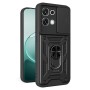 Funda Armadura con Tapa Deslizante Oppo A6 Pro Cámara y Anillo | Wephone Mayorista