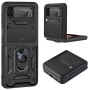 Funda Armadura con Tapa Deslizante Samsung Z Flip 4  Cámara y Anillo | Wephone Mayorista