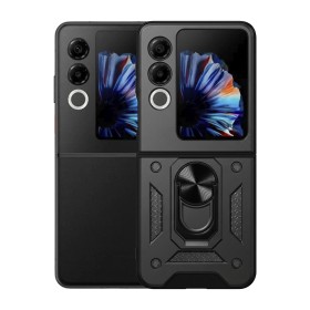 Funda Armadura con Tapa Deslizante ZTE Nubia Flip 2  Cámara y Anillo | Wephone Mayorista