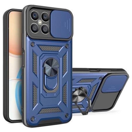 Funda Armadura con Tapa Deslizante Honor X8 Cámara y Anillo | Wephone Mayorista