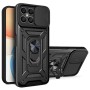 Funda Armadura con Tapa Deslizante Honor X8 Cámara y Anillo | Wephone Mayorista