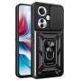 Funda Armadura con Tapa Deslizante Oppo Reno 11F Cámara y Anillo | Wephone Mayorista