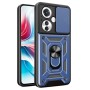 Funda Armadura con Tapa Deslizante Oppo Reno 11F Cámara y Anillo | Wephone Mayorista