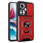 Funda Armadura con Tapa Deslizante Oppo Reno 11F Cámara y Anillo | Wephone Mayorista