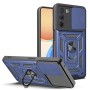 Funda Armadura con Tapa Deslizante Oppo A16 Cámara y Anillo | Wephone Mayorista