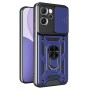 Funda Armadura con Tapa Deslizante Oppo Reno 14F Cámara y Anillo | Wephone Mayorista