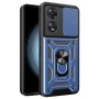 Funda Armadura con Tapa Deslizante Oppo A58 5G Cámara y Anillo | Wephone Mayorista
