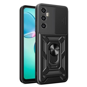 Funda Armadura con Tapa Deslizante Realme C65 4G Cámara y Anillo | Wephone Mayorista