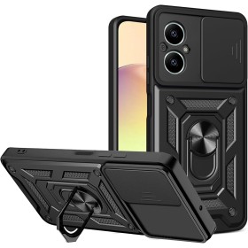 Funda Armadura con Tapa Deslizante Realme C67 Cámara y Anillo | Wephone Mayorista