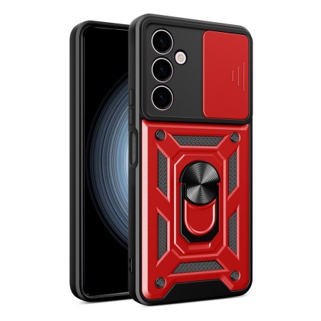 Funda Armadura con Tapa Deslizante Samsung A24 Cámara y Anillo | Wephone Mayorista