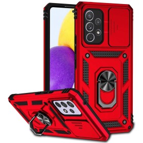 Armor Case with Sliding Cover Samsung A53 5G Camera and Ring | Wephone Wholesale