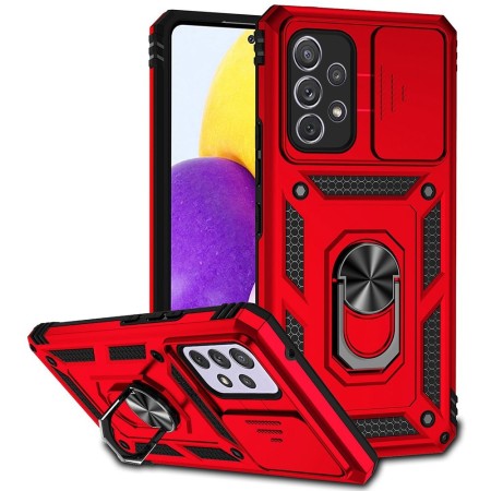 Armor Case with Sliding Cover Samsung A53 5G Camera and Ring | Wephone Wholesale