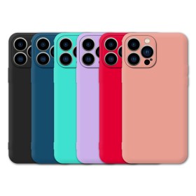 Funda Tipo Original iPhone 14 Pro de goma suave | Wephone Mayorista