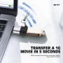 Adaptador OTG Lenyes AX117 Micro USB a USB-C | Carga 10W y Datos