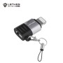 Adaptador OTG Lenyes AX119 Micro USB a Lightning | Carga 12W y Datos