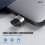 Adaptador OTG Lenyes AX119 Micro USB a Lightning | Carga 12W y Datos