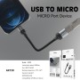 Adaptador OTG Lenyes AX120 USB a Micro USB | Cable Trenzado 480Mbps