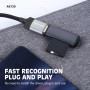 Adaptador OTG Lenyes AX120 USB a Micro USB | Cable Trenzado 480Mbps