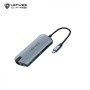 Adaptador Multipuesto | Hub USB-C 8 en 1 Lenyes AX124 | 4K HDMI, 1000M Ethernet y PD 100W