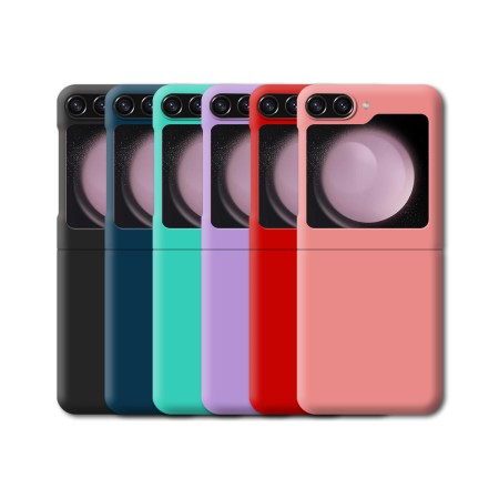 Funda Tipo Original Samsung Z Flip 5 de goma suave | Wephone Mayorista