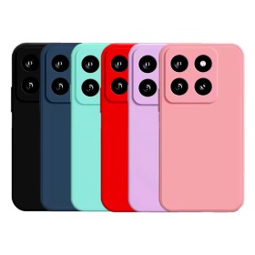 Funda Tipo Original Xiaomi 14T Pro de goma suave | Wephone Mayorista
