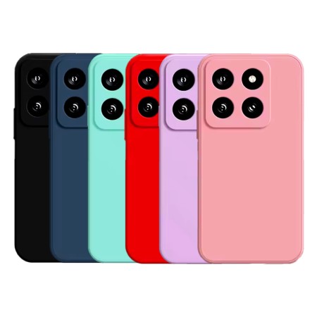 Funda Tipo Original Xiaomi 14T Pro de goma suave | Wephone Mayorista