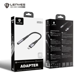 Adaptador Lightning a 3.5mm Lenyes AX133-I | Certificado MFi