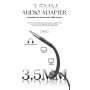 Cable Lightning a Jack 3.5mm Lenyes AX134-I | Trenzado