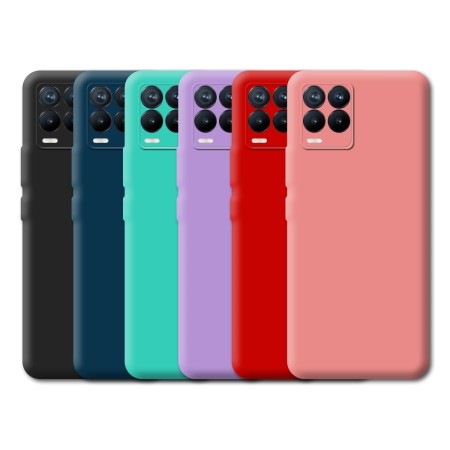 Funda Tipo Original Realme 8i de goma suave | Wephone Mayorista