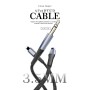 Cable USB-C a Jack 3.5mm Lenyes AX134-TC | Trenzado