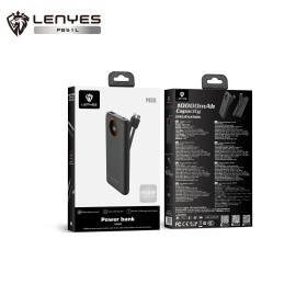 Power Bank Lenyes P851L 10000mAh | Carga Rápida 22.5W y Cables Integrados