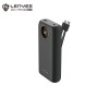 Power Bank Lenyes P852L 20000mAh | Carga Super Rápida 22.5W y Doble Cable Integrado