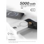 Lenyes PW0006D: Power Bank MagSafe 5000mAh con Apple Find My y Tarjetero