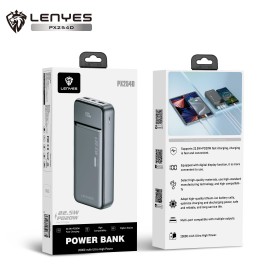 Power Bank Lenyes PX254D 20000mAh | Carga Super Rápida 22.5W + PD 20W