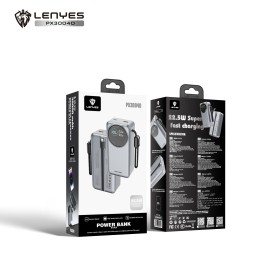 Power Bank Lenyes PX3004D 30000mAh | Carga Ultra Rápida 22.5W y Pantalla Dinámica