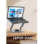 Soporte Metálico Rotatorio Lenyes CR190 | Base 360° para Laptop de Acero Carbono